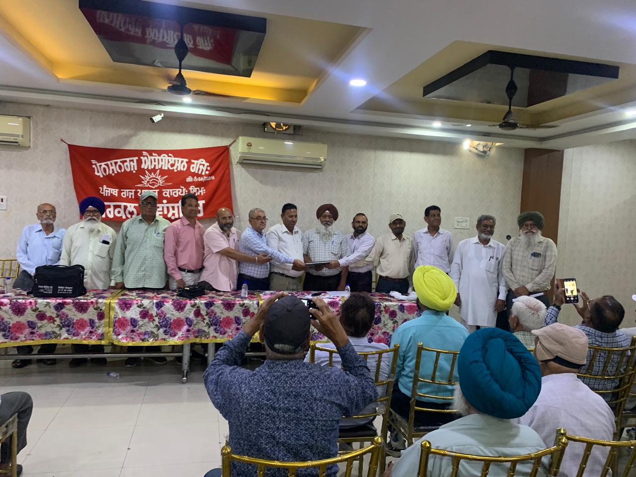 Delegate meeting of Pensioners Association Punjab State Powercom and Transmission Corporation Limited Circle Nawanshahr was organized.